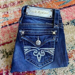 Rock Revival Sora Rhinestone Bootcut Jeans